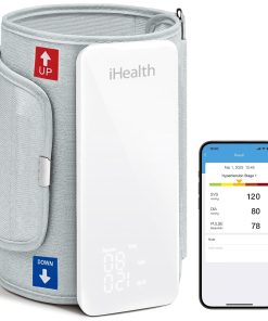 iHealth Neo Wireless Blood Pressure Monitor, Upper Arm Cuff, Bluetooth Blood Pressure Machine, Ultra-Thin & Portable, App-Enabled for iOS & Android